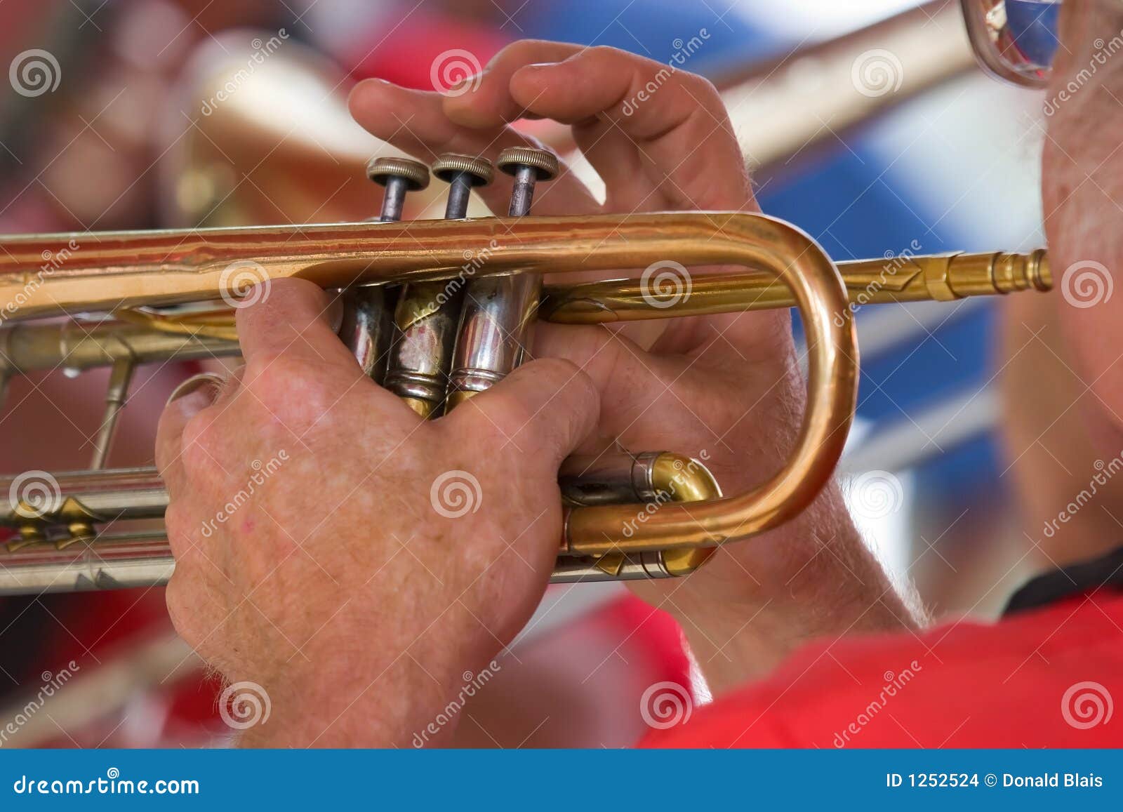 Man Playing Trumpet_77021S Stock Photo Image of blow, play 1252524