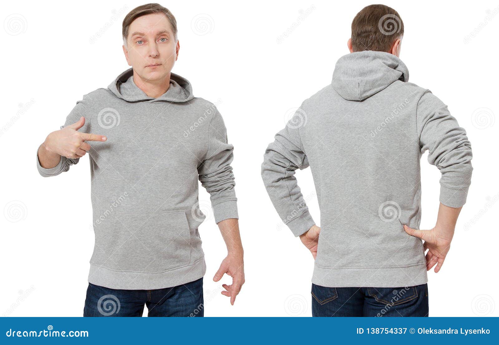 Download Man Pointing Copy Space In Template Mens Hoodie Sweatshirt ...