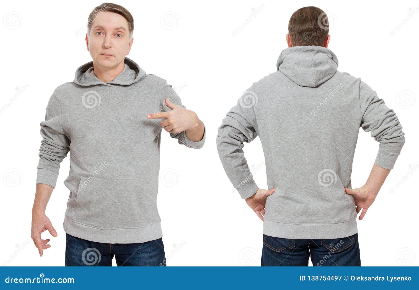Download Man Pointing Copy Space In Template Mens Hoodie Sweatshirt ...