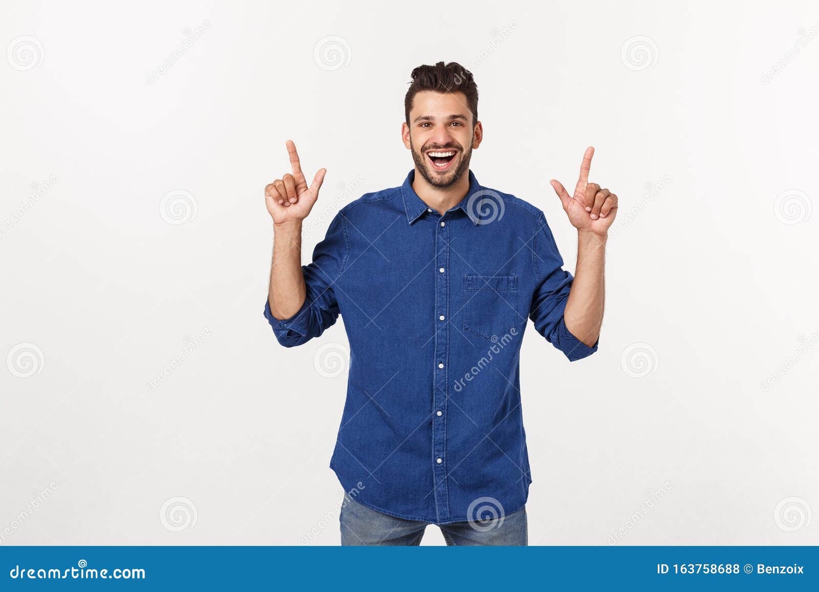 man point left copy space man point left copy space