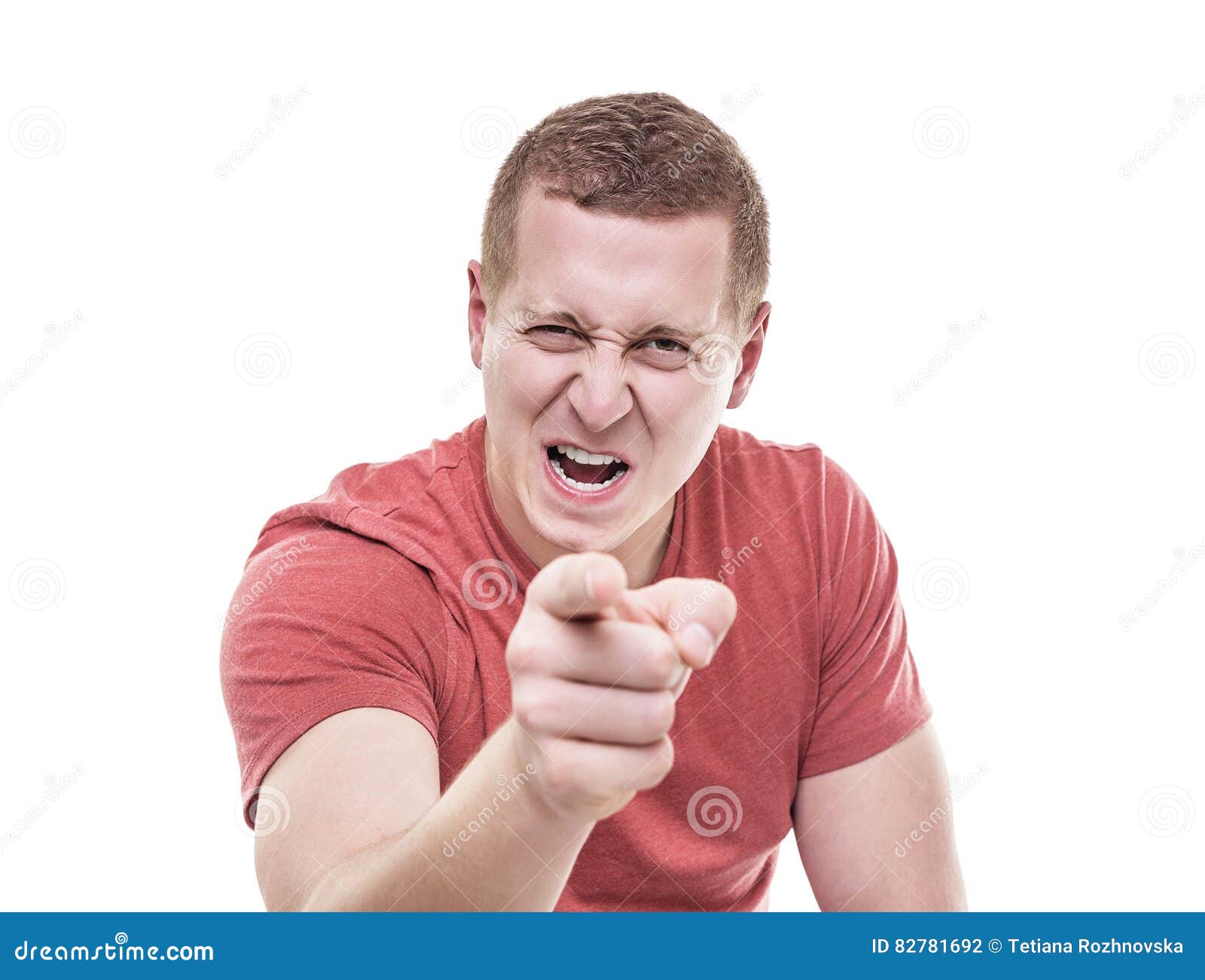 Man Points His Finger Menacingly. Stock Photo - Image of gesture, manager:  82781692