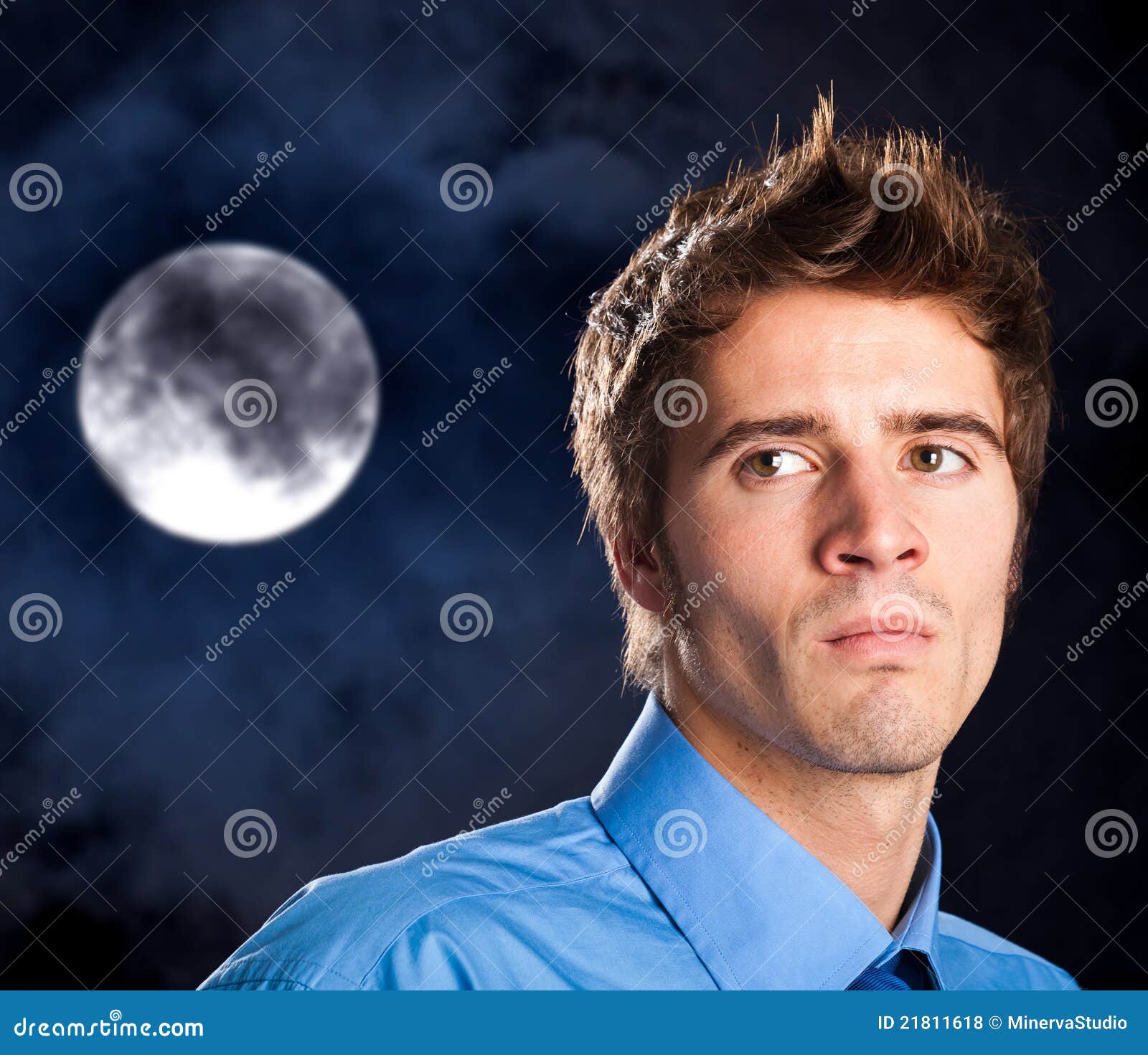 The Man Who Lives In The Night Man portrait in the night stock photo. Image of dark - 21811618