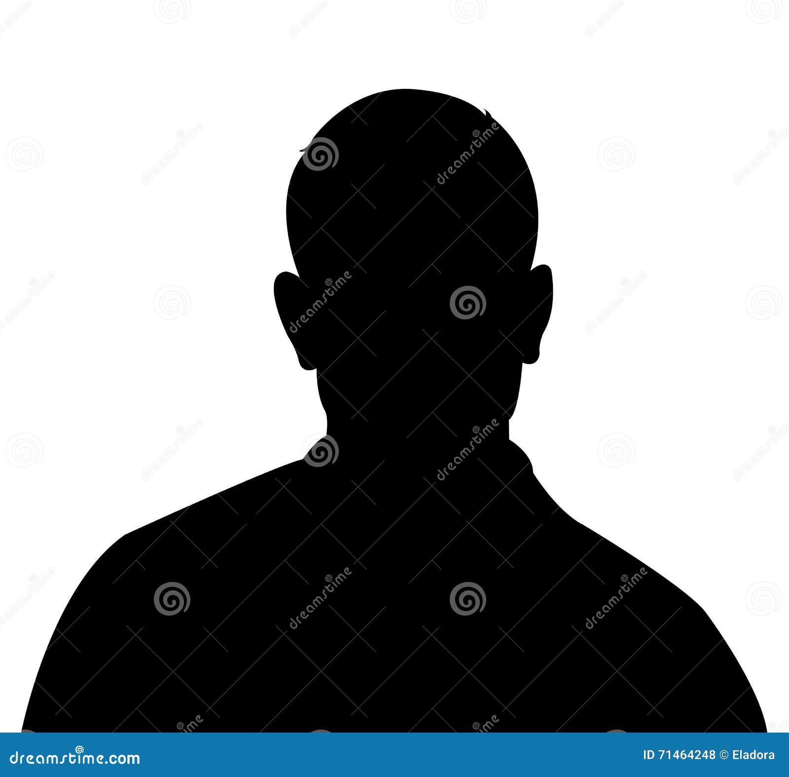 Download A Man Portrait, Silhouette Vector Stock Vector ...