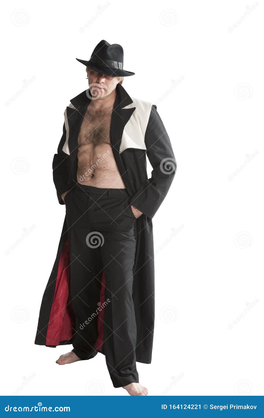 Man in a steampunk costume stock image. Image of crazy - 164124221