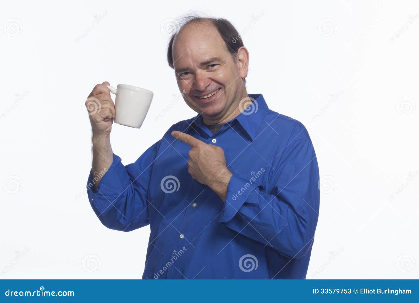 Young pretty woman poses with cup of coffee isolated on white background  Stock Photo - Alamy