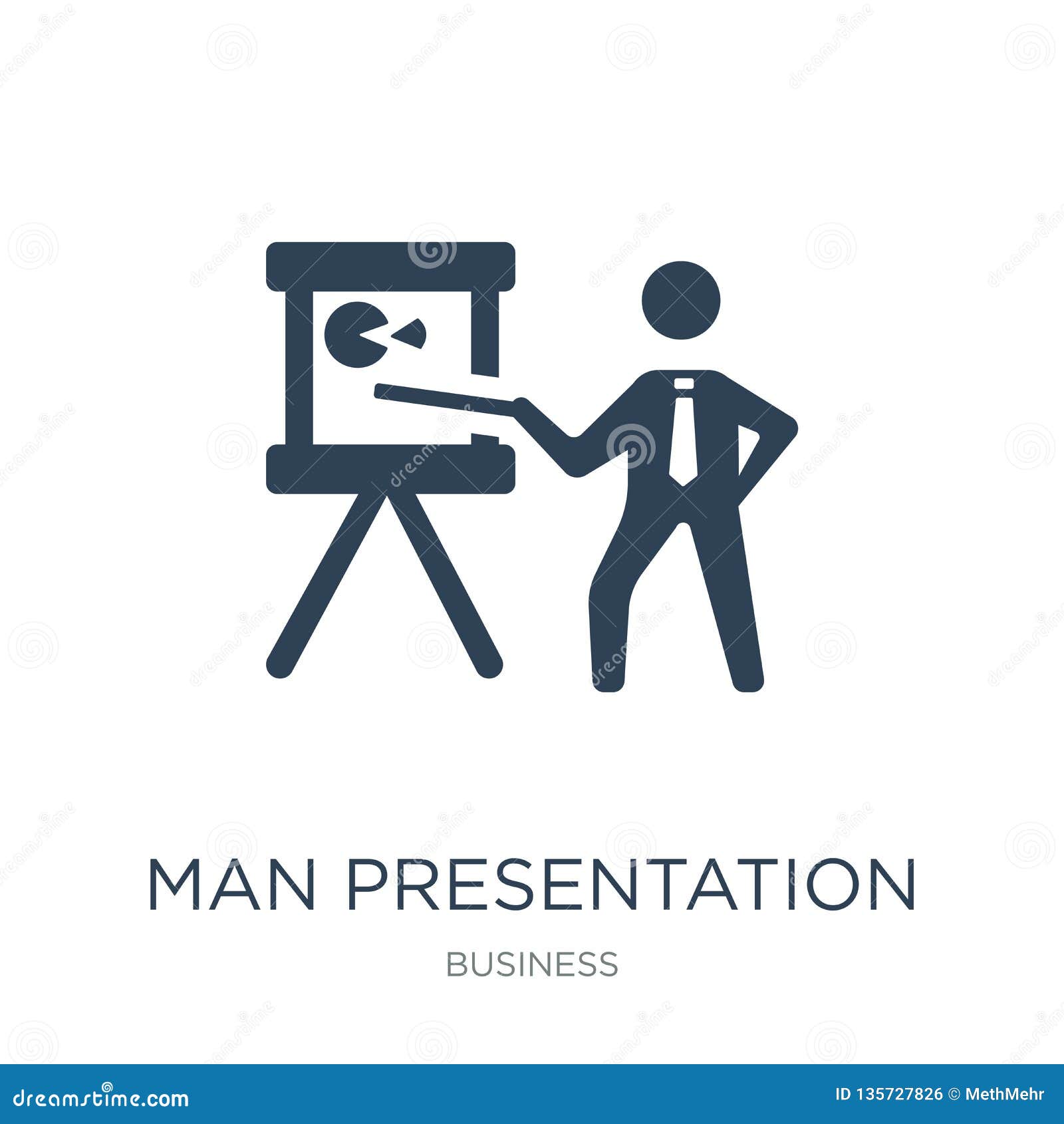 man presentation icon