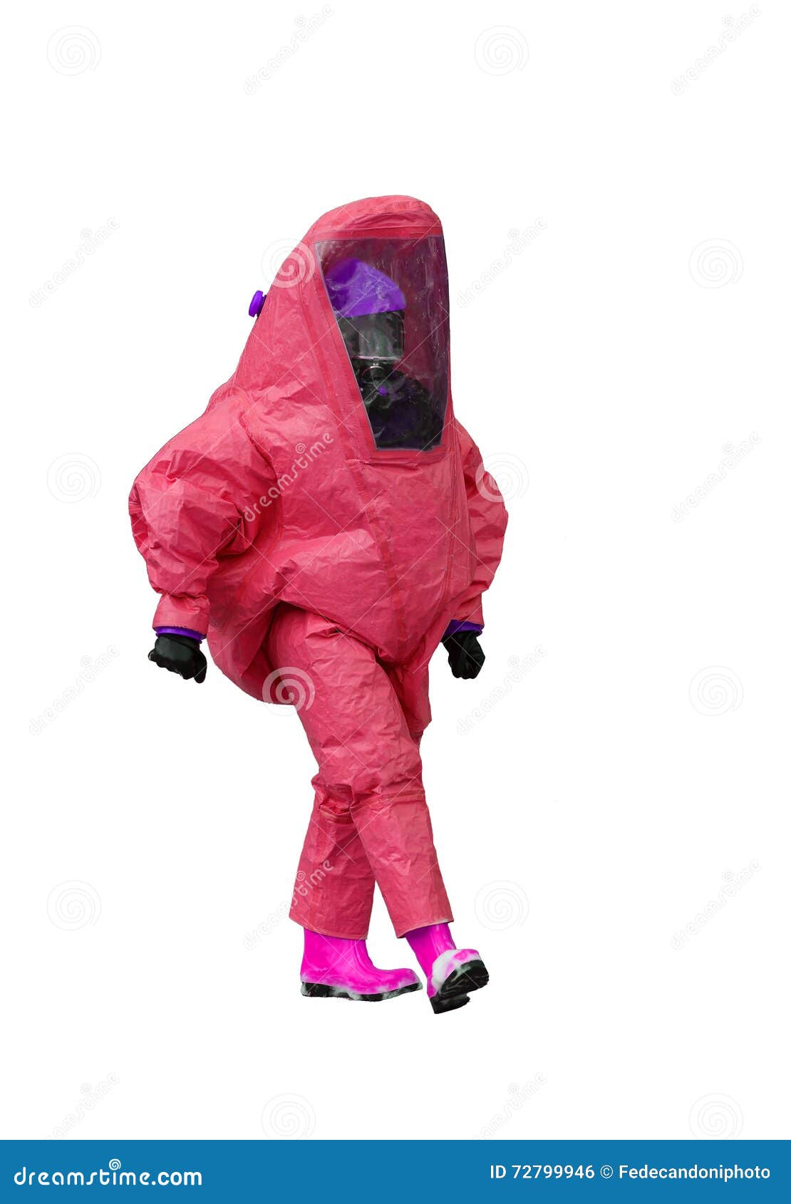 Man with Protective Gear Against Biological Risk Stock Photo Image of