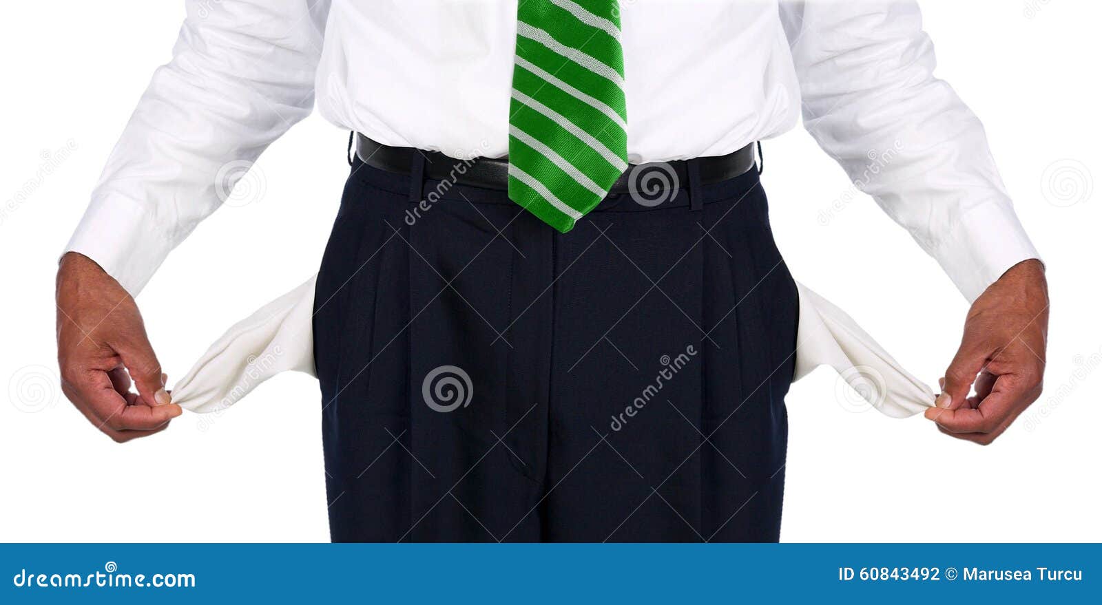 Man Pulling Out Empty Pockets Stock Photo Image of bankruptcy