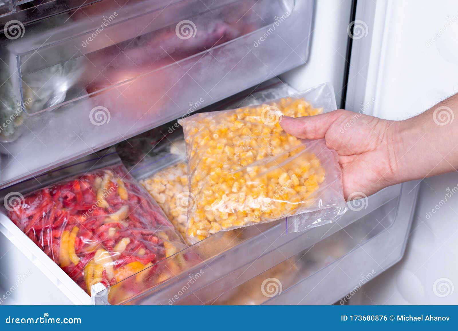Refrigerator With Frozen Food Open Fridge Freezer Meat Milk refrigerator-with-frozen-food-open-fridge-freezer-meat-milk