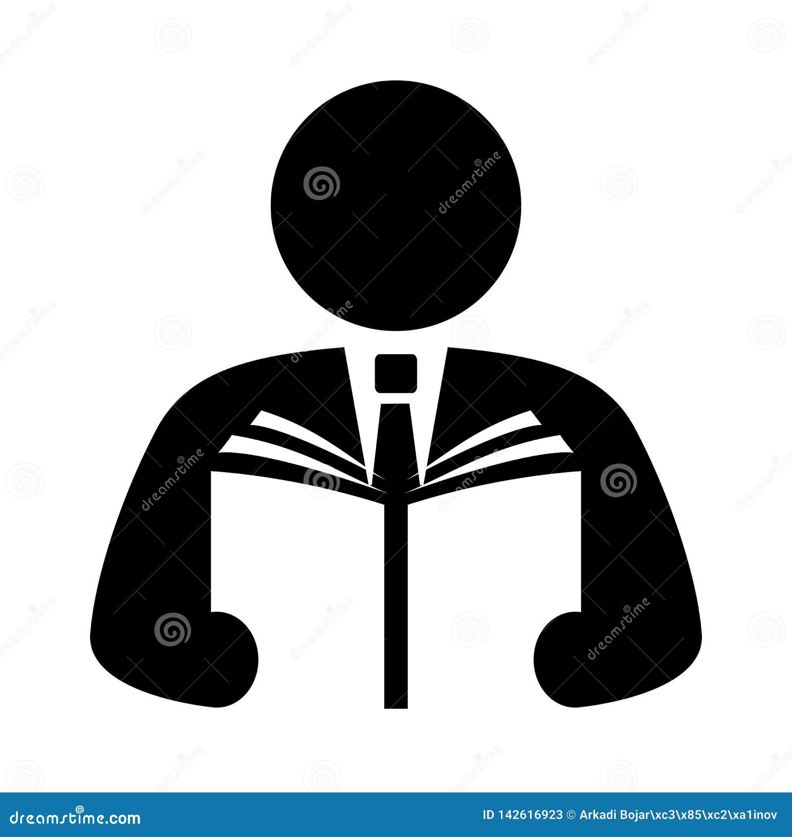 Hand Drawn Book Icon With Editable Stroke Stock Illustration