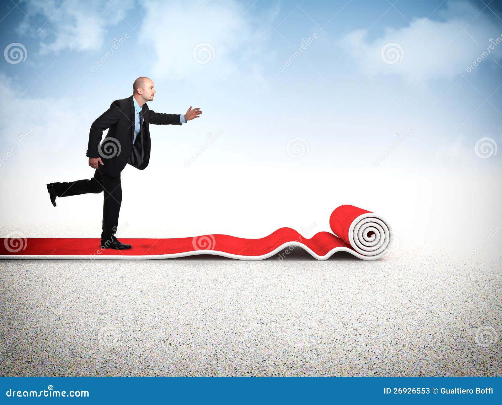 Man on red carpet stock image. Image of entertainment 26926553