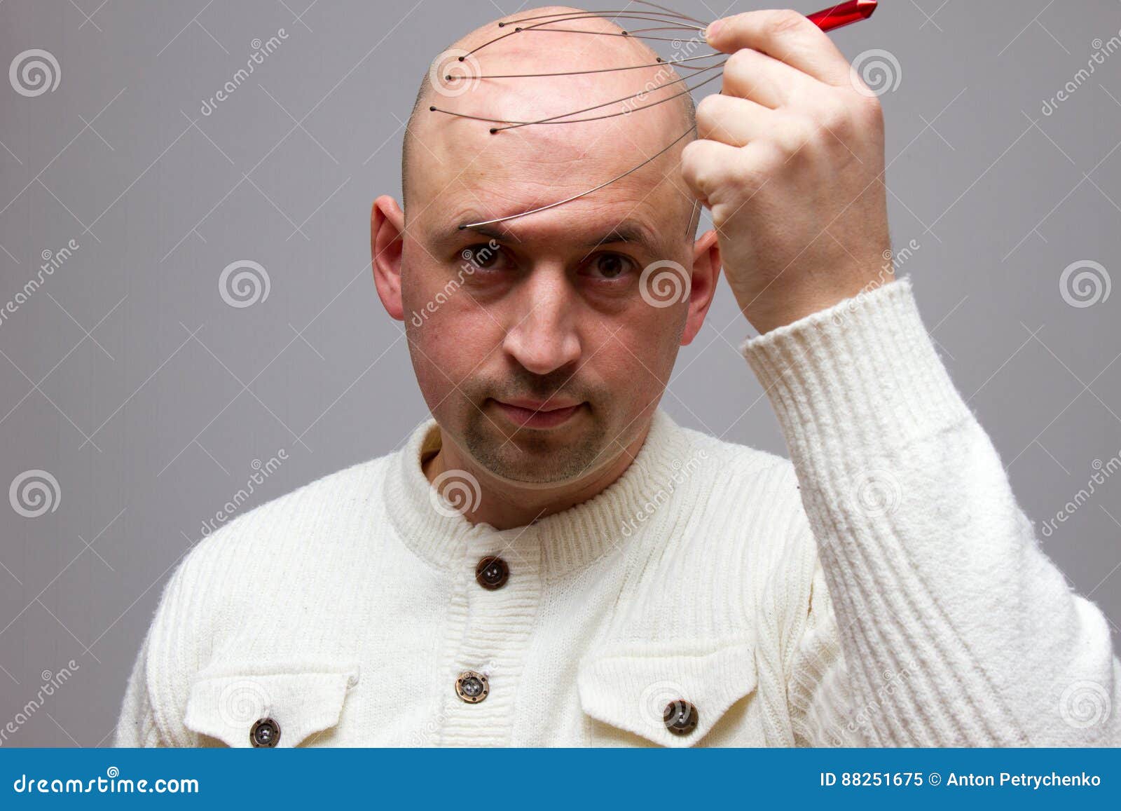 Man Relaxes with the Genie Head Massager. Alternative Therapy. Indian Head Massage Tool, Self Head Massager Stock Image - Image of health, indian: 88251675 Man Relaxes with the Genie Head Massager. Alternative Therapy. Indian Head Massage Tool, Self Head Massager Stock Image - Image of health, indian: 88251675