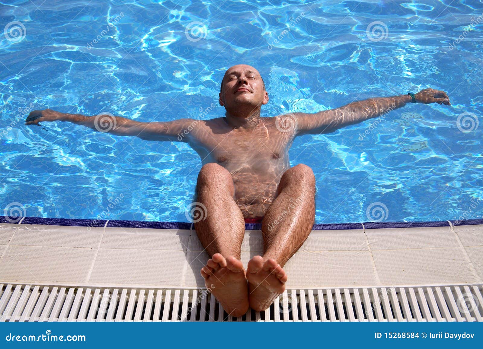 Naked Dude Swimming