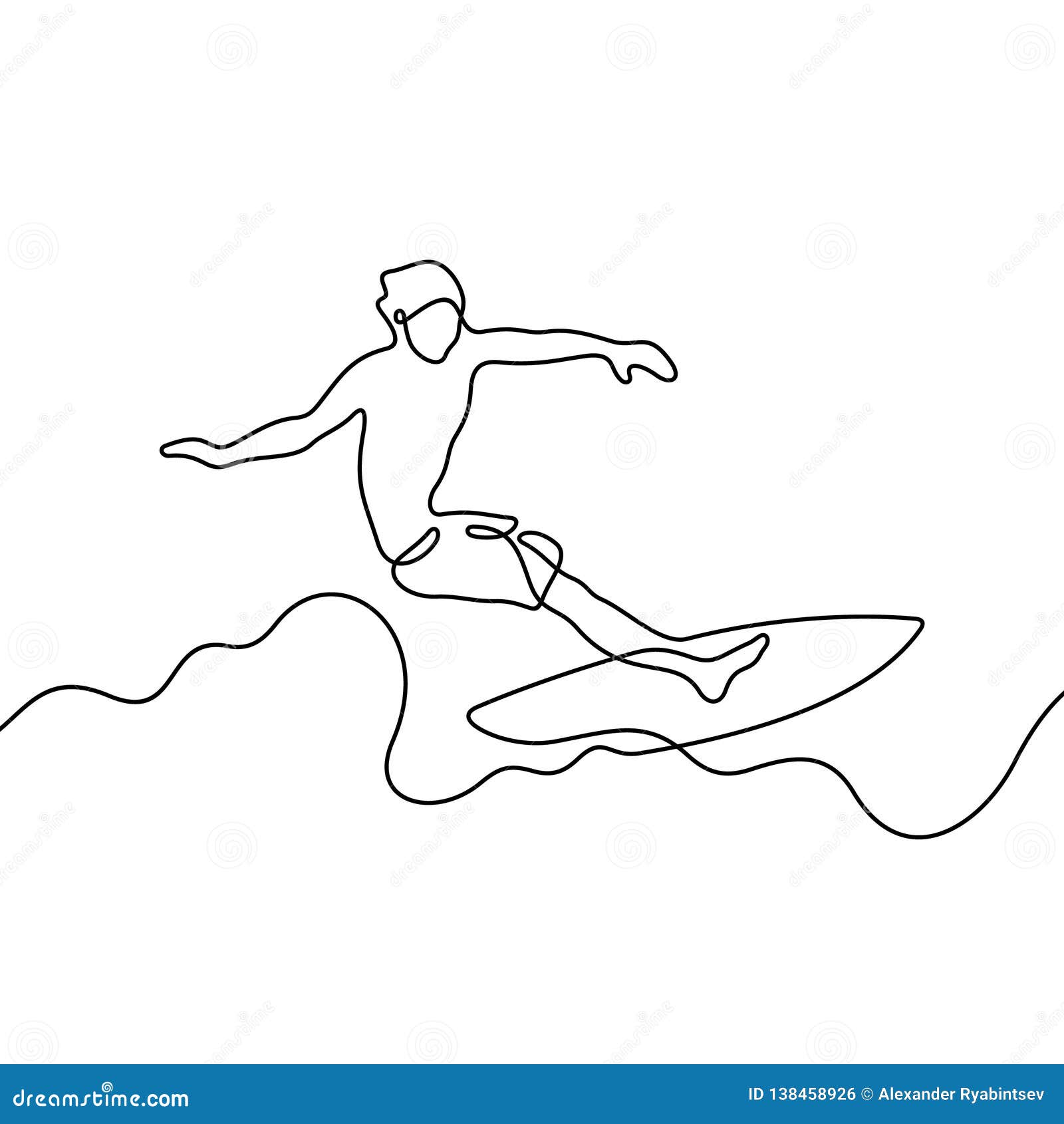 photo Surfer Guy Drawing https www dreamstime com man riding surfboard artistic one line vector sketch graphic black white surfer boy continuous line vector illustration image138458926