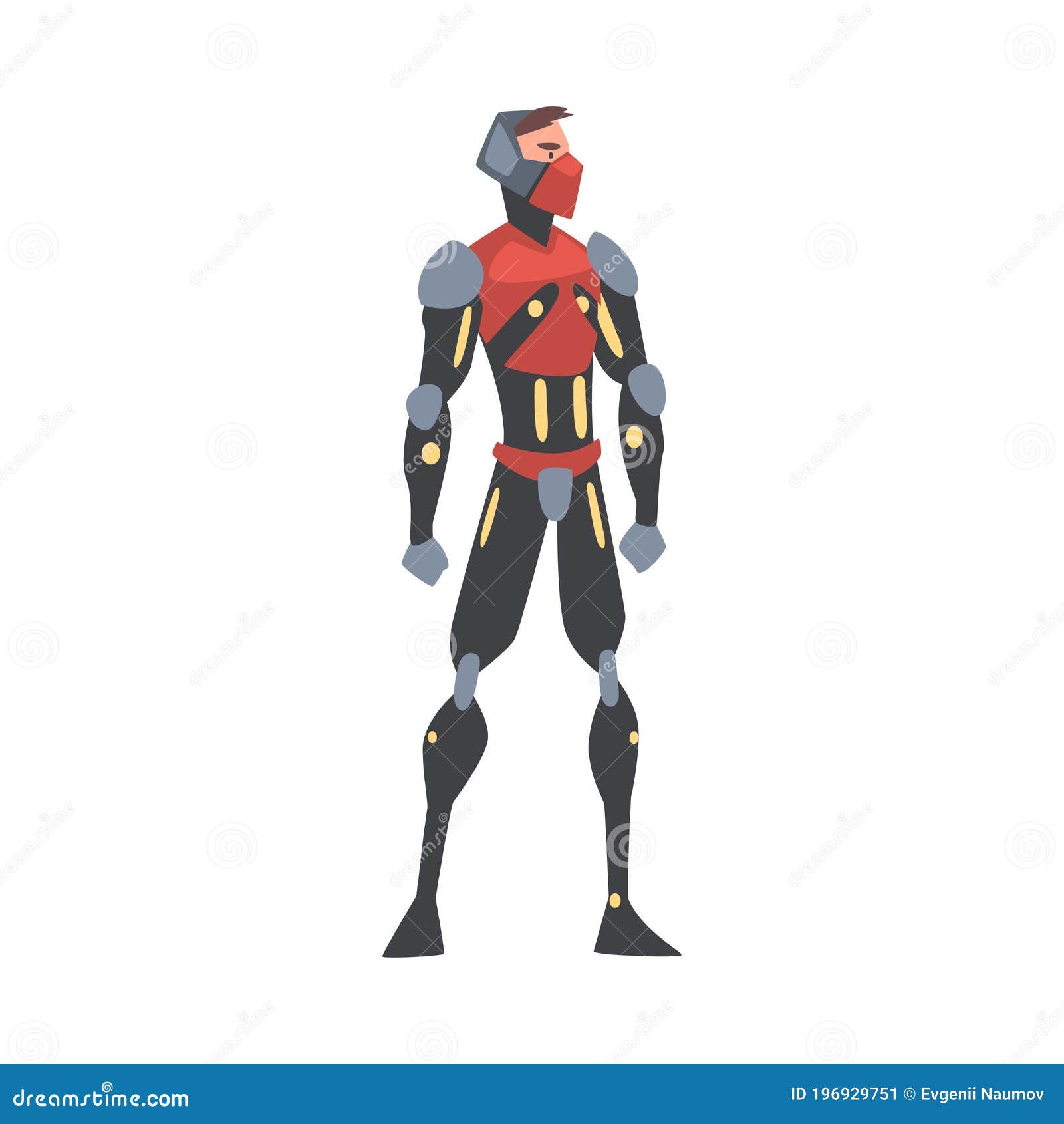 Man in Robot Costume and Mask, Cyborg or Superhero, Carnival Party, Masquerade or Online Video Game Character Cartoon Stock Vector - Illustration of costume, helmet: 196929751 Man in Robot Costume and Mask, Cyborg or Superhero, Carnival Party, Masquerade or Online Video Game Character Cartoon Stock Vector - Illustration of costume, helmet: 196929751