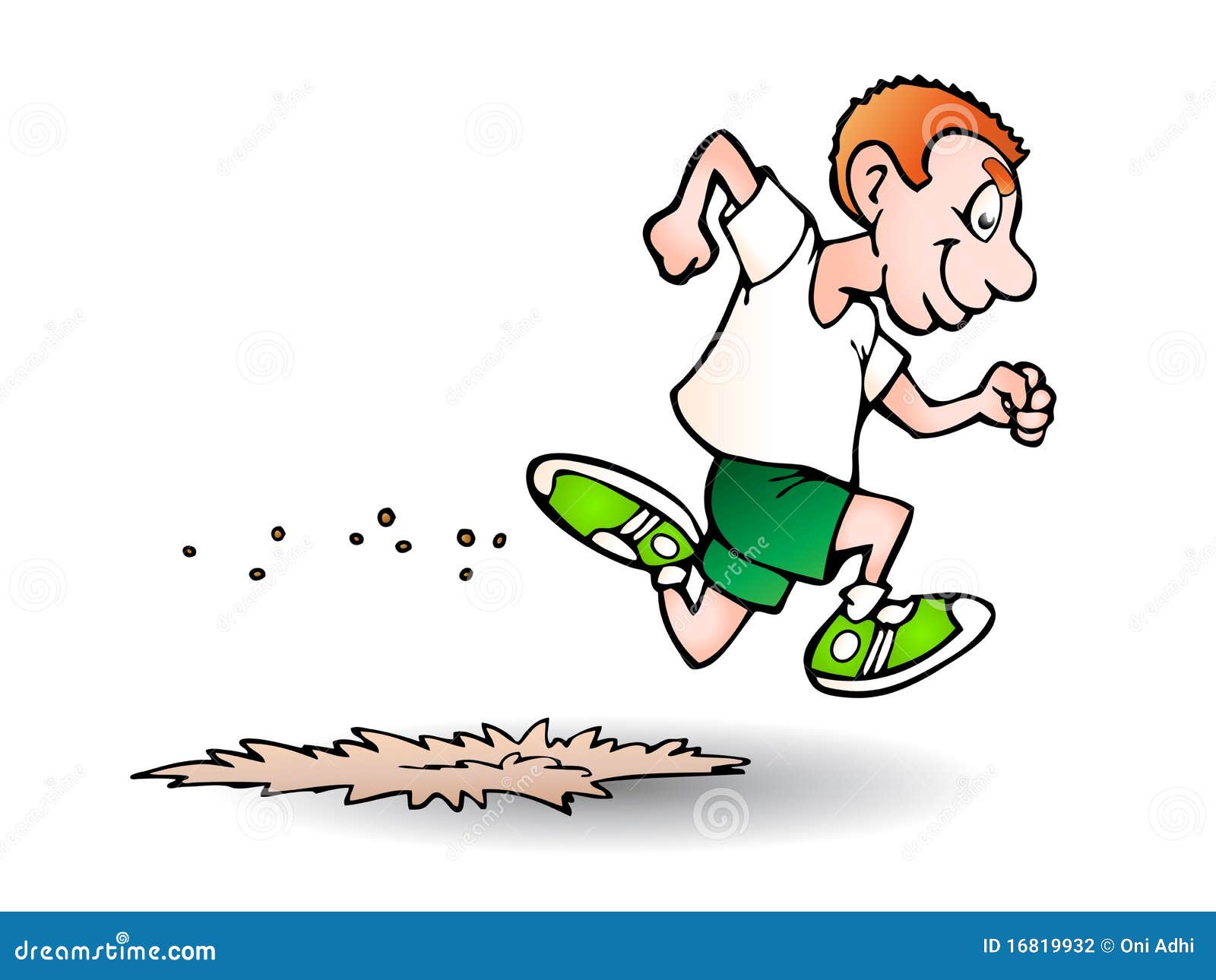 Man Running Fast Stock Photography - Image: 16819932