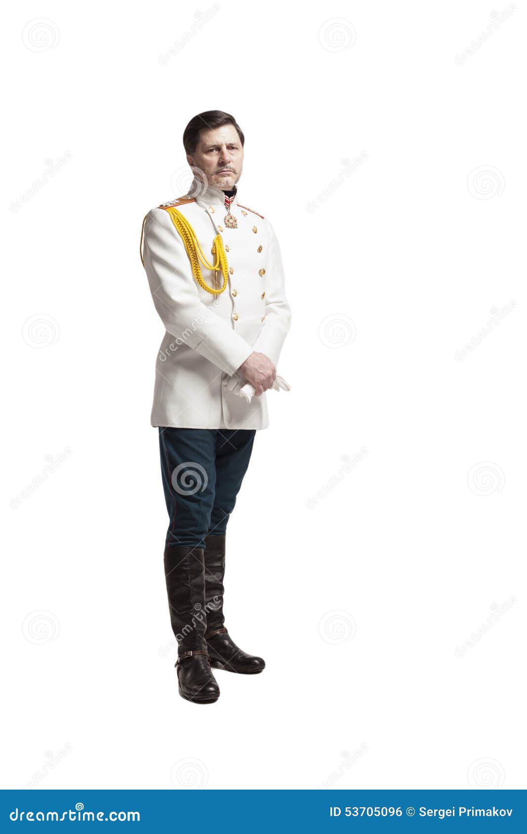 Man in Russian Officer Coat Stock Photo - Image of fashion, protection ...