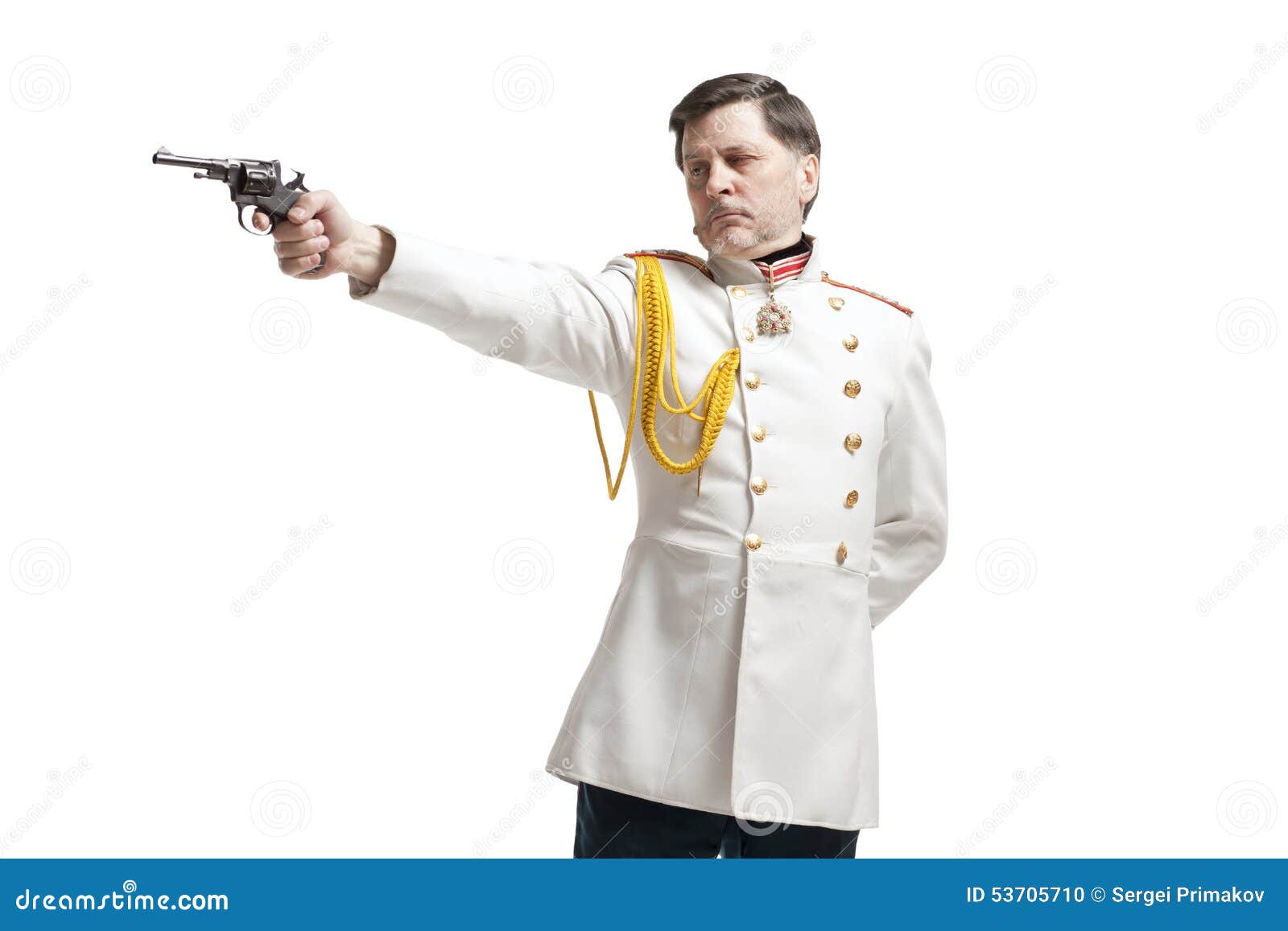 Man in Russian Officer Coat Stock Photo - Image of history, military ...