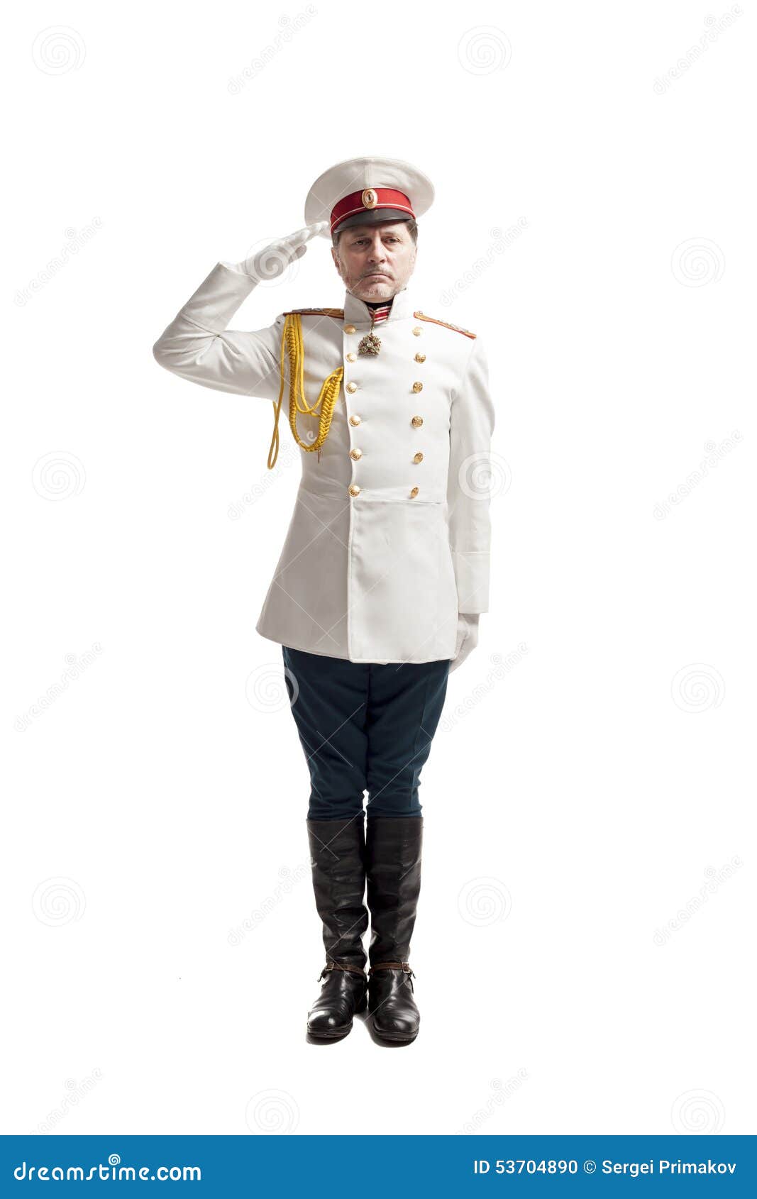 Man in Russian Officer Coat Stock Photo - Image of officer, fashion ...