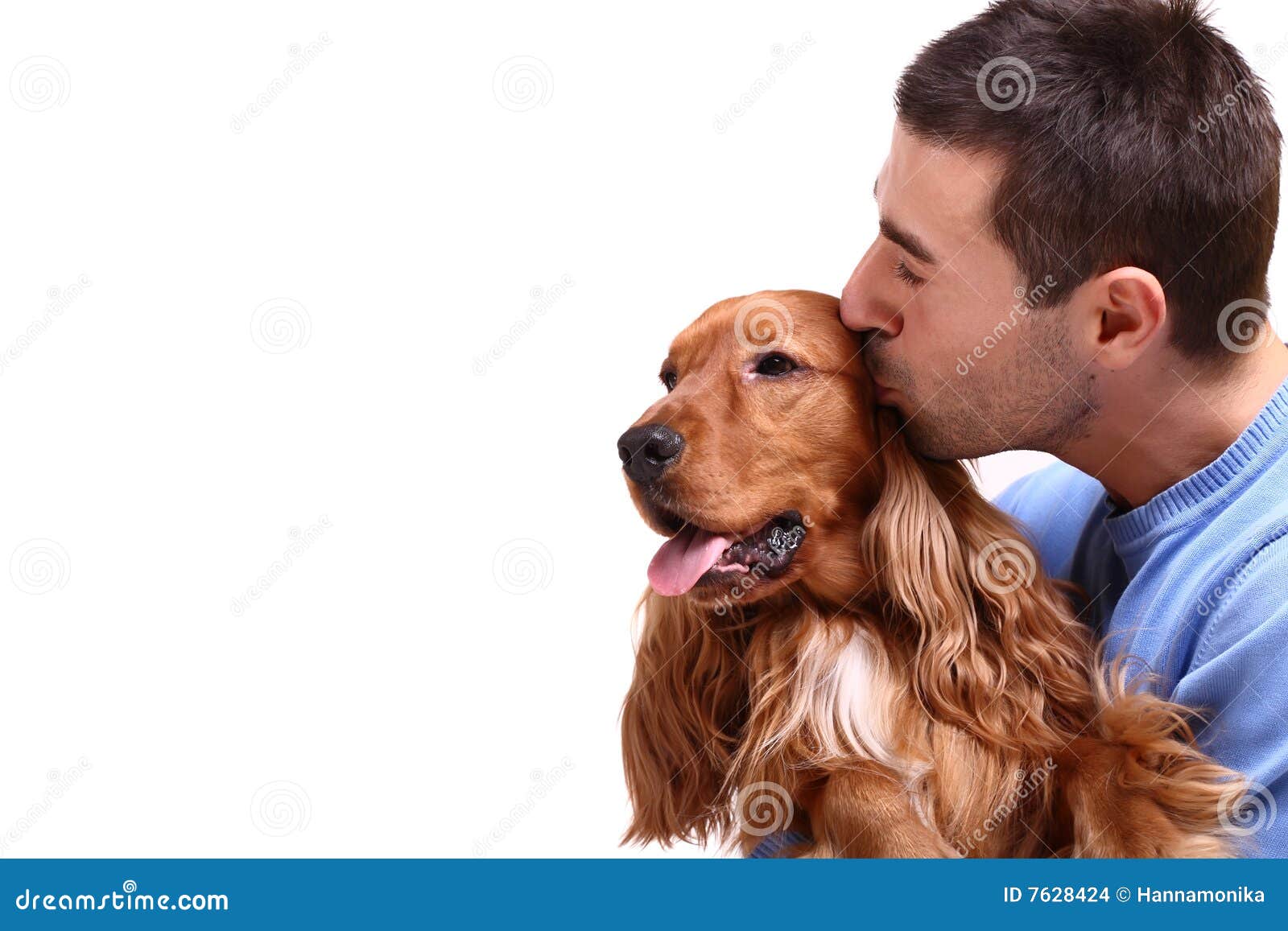 Man s best friend stock photo. Image of affection, beautiful 7628424