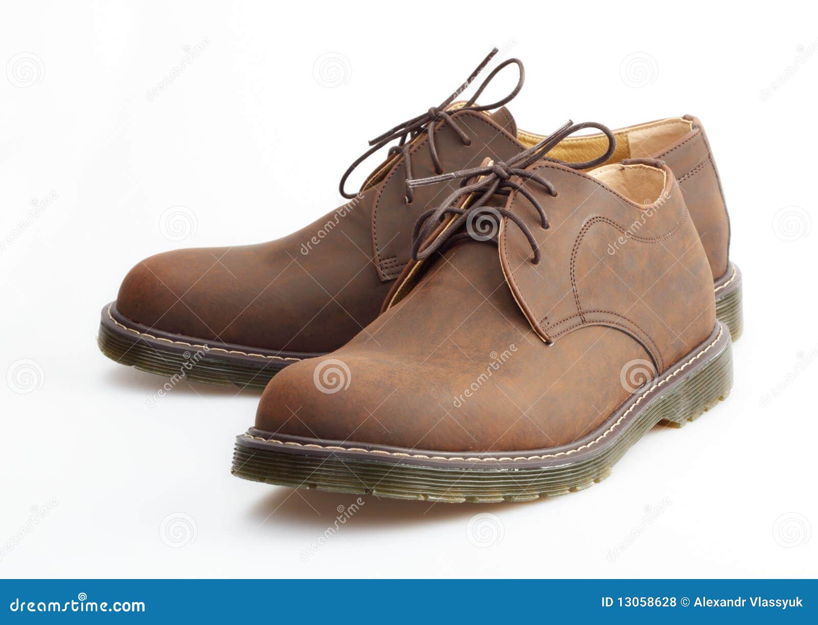 Man s boots stock photo. Image of shoes, brogues, shoelace - 13058628