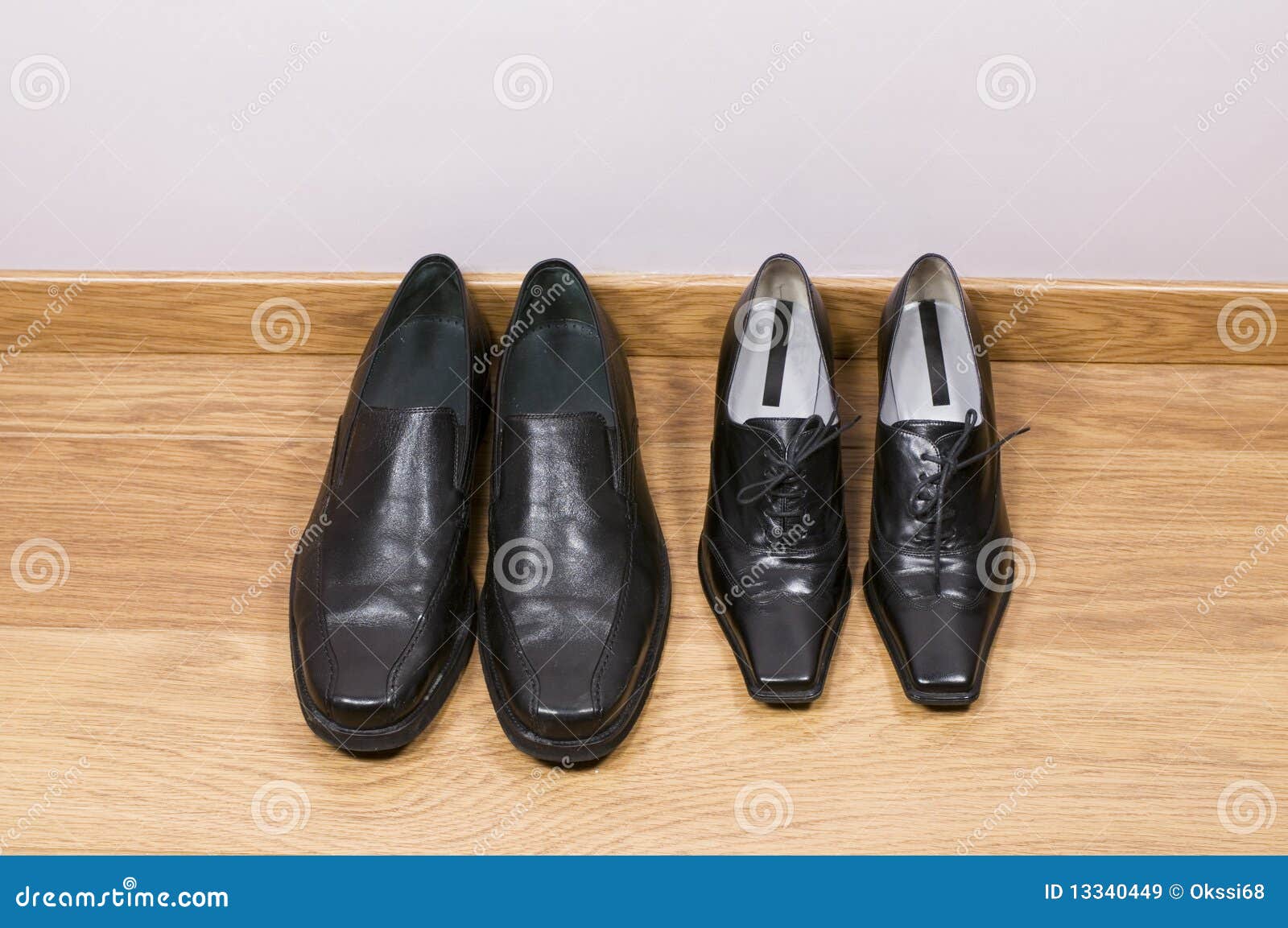Man s and female shoes stock image. Image of couple, male - 13340449