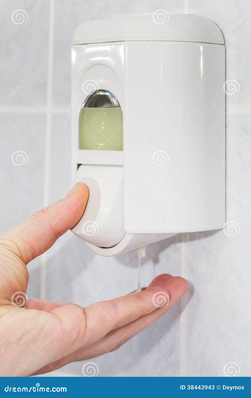 Man S Hand Holding Soap from the Soap Dispenser Stock Image Image of healthcare, hygiene 38443943