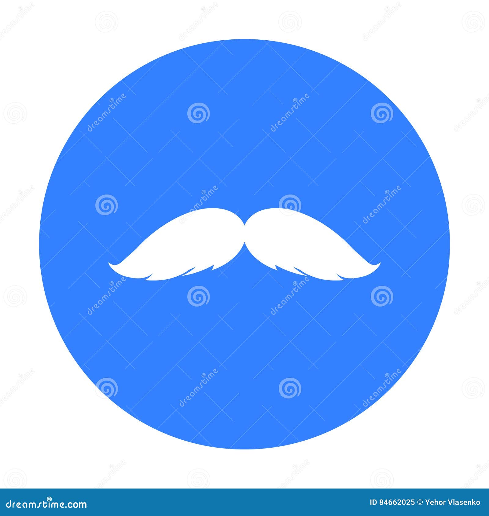 Man S Mustache Icon in Black Style Isolated on White Background. Beard ...