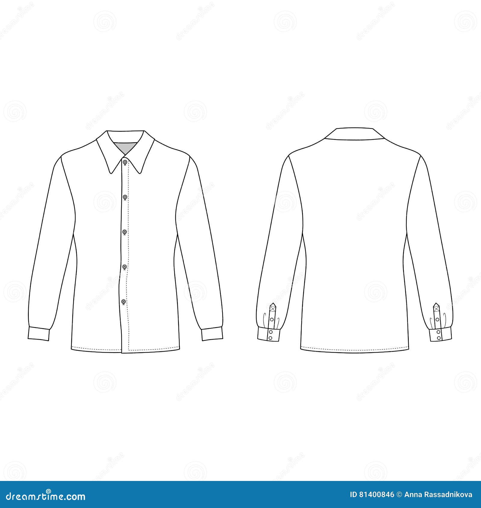 Man`s shirt stock vector. Illustration of black, cutout - 81400846