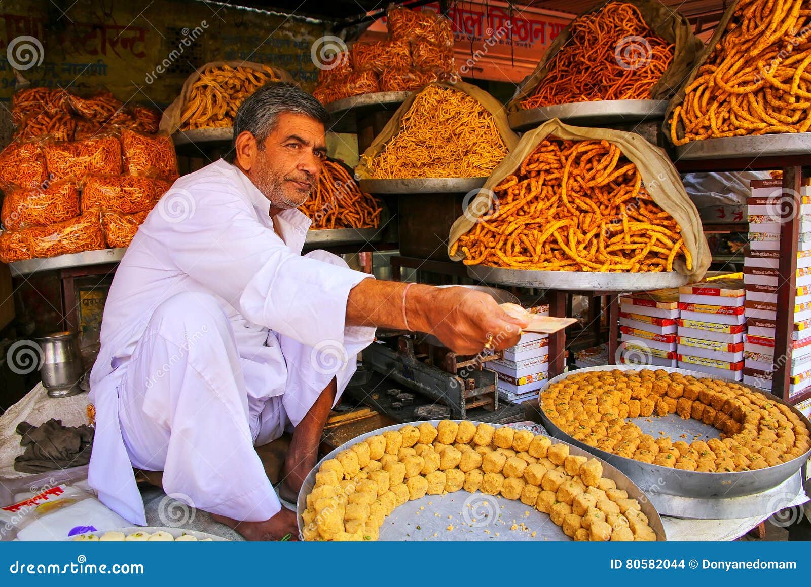 Selling Snacks And A Tricycle Editorial Photo | CartoonDealer.com #60581967