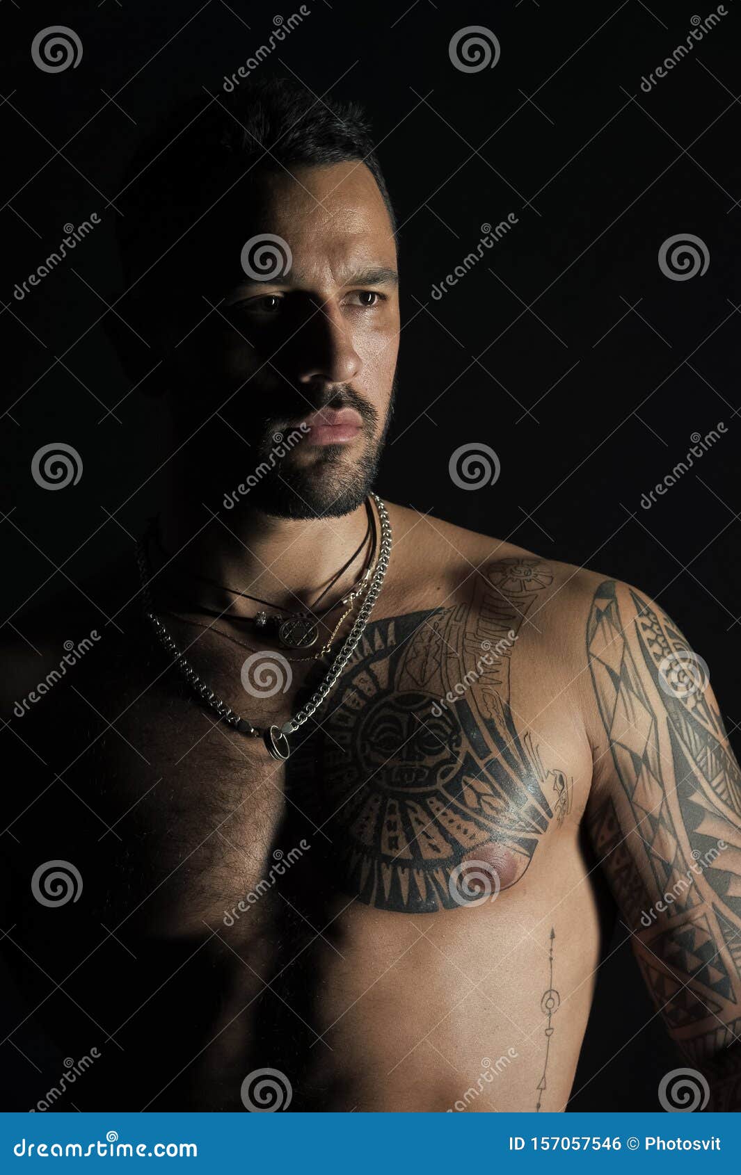 Man Beard Tattoo Stock Vector Royalty Free 350718758  Shutterstock