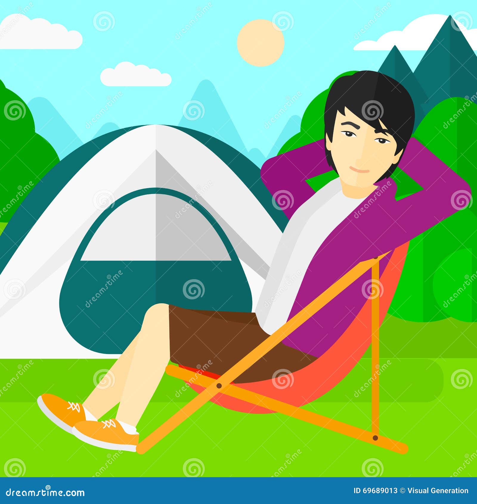 person sitting clipart