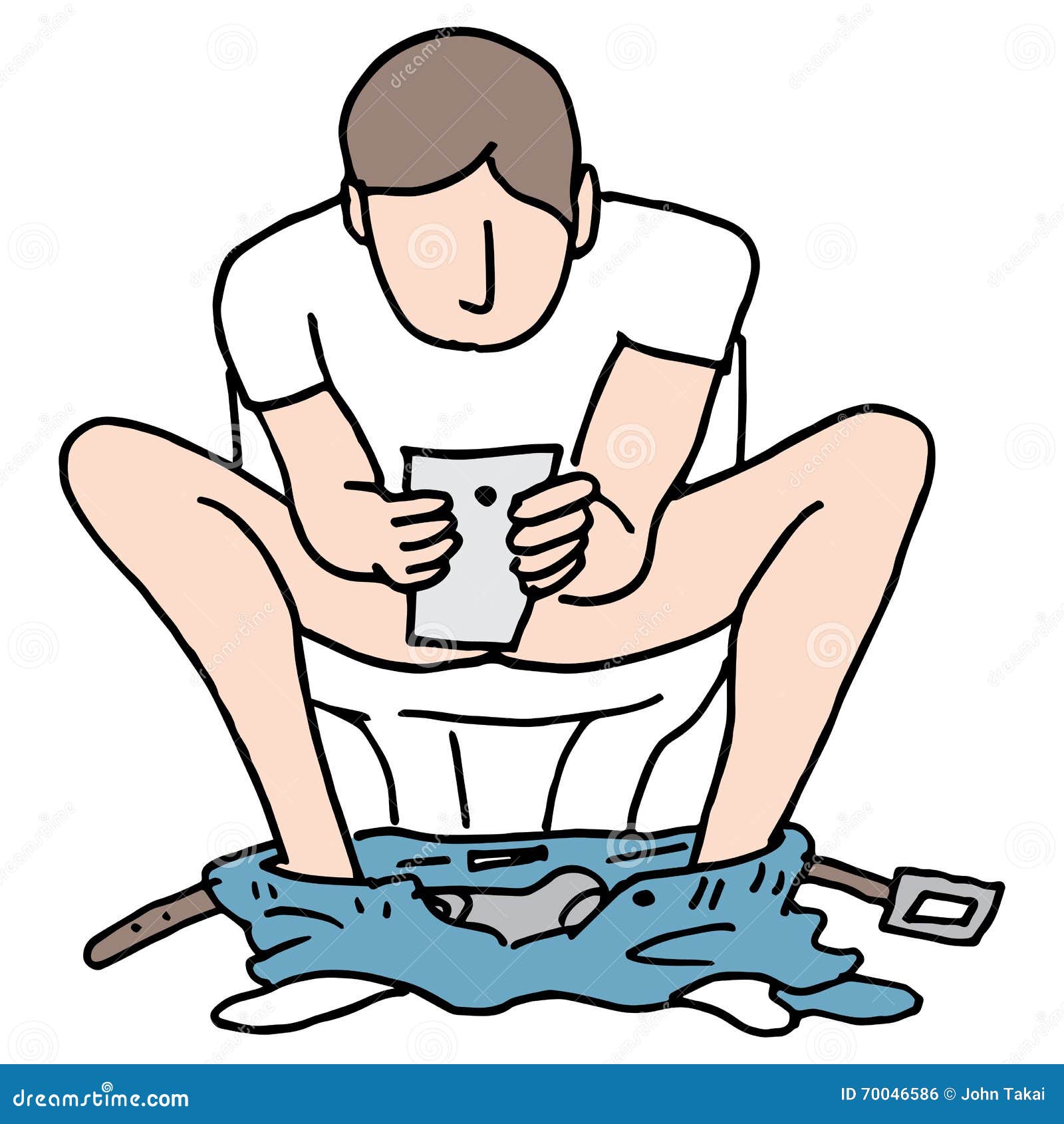 clipart man on toilet - photo #37