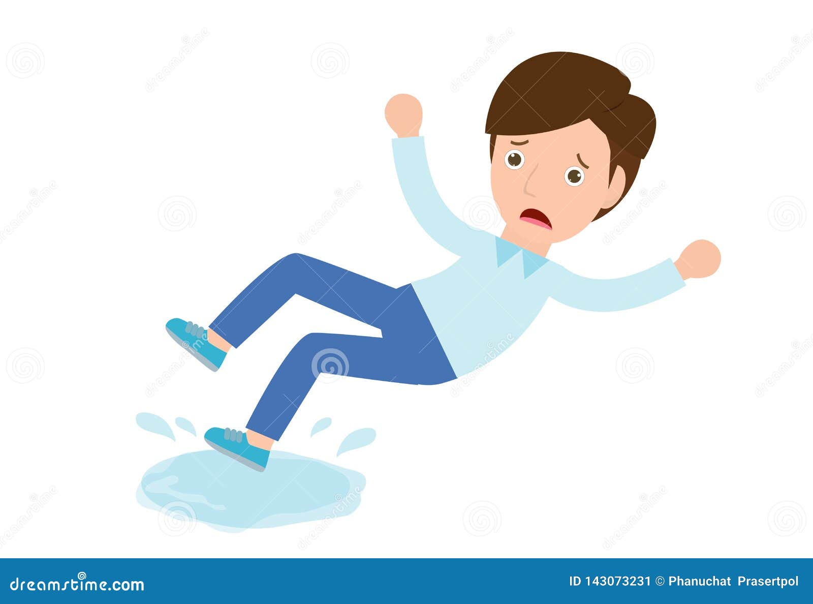 Cartoon Man Slipping On Spillage Vector Illustration CartoonDealer cartoon-man-slipping-on-spillage-vector-illustration-cartoondealer