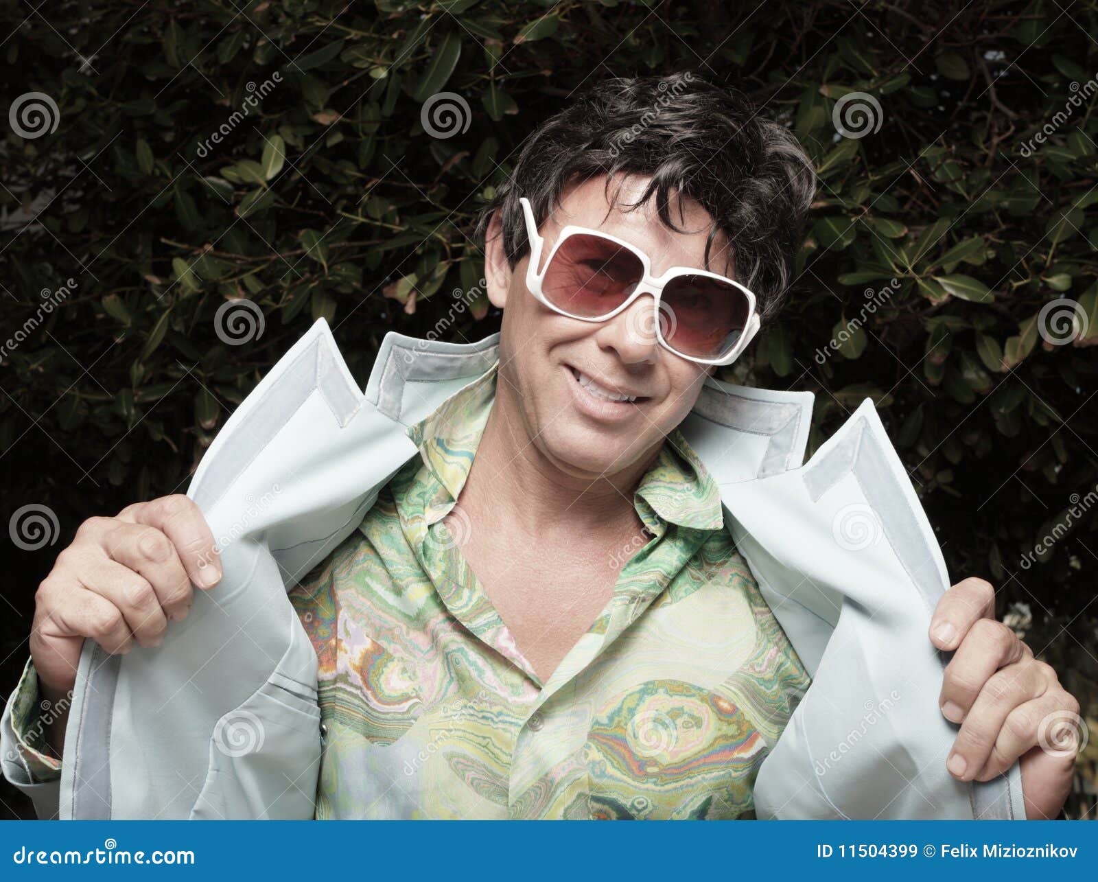 Man Smiling and Opening His Jacket Stock Image Image of style, person