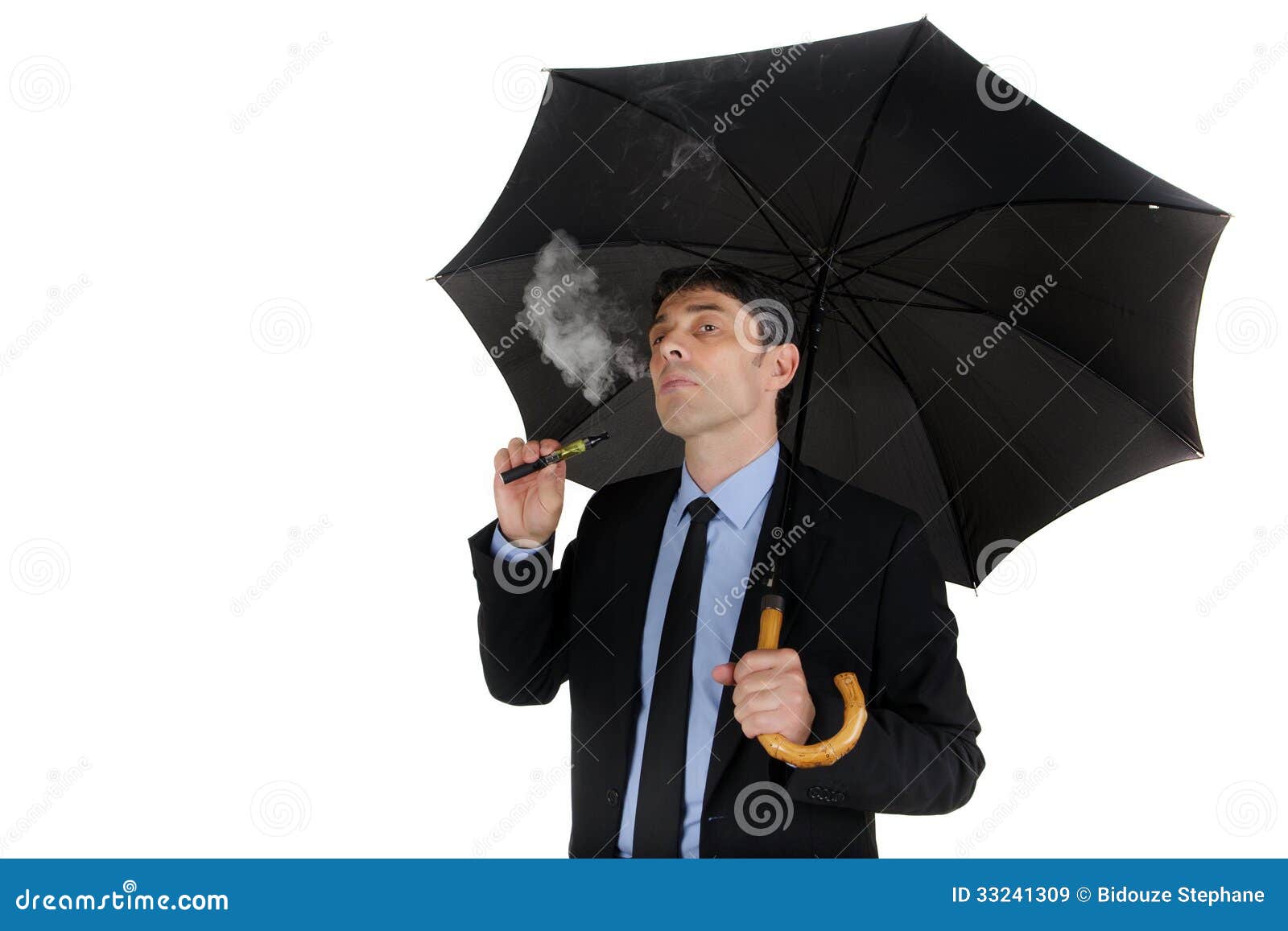 Man Smoking Electronic Cigarette Stock Image Image of smoker, people