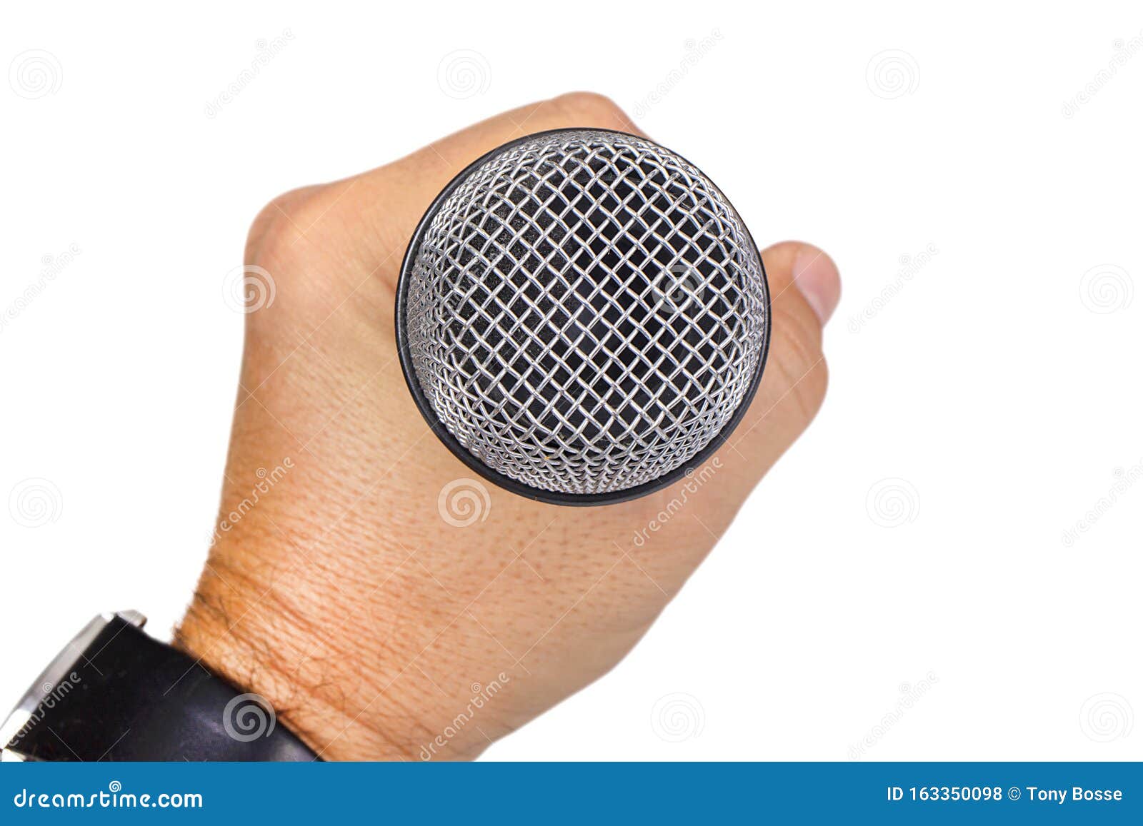 man, speaker, singer, host, entertainer holding microphone