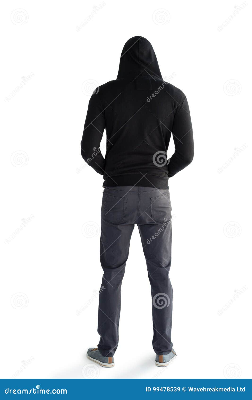 Man Standing Against White Background Stock Image - Image of adult ...