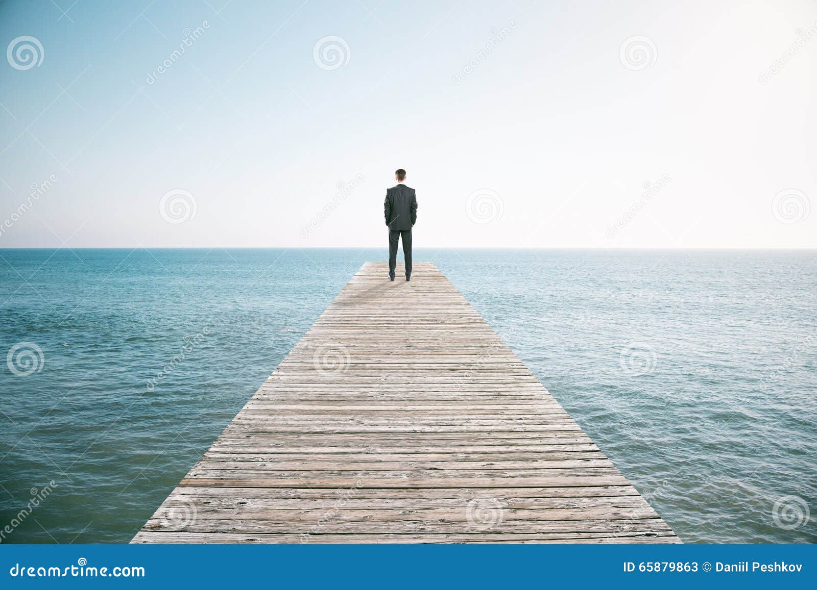 Man Standing On The Pier And Looking Into The Distance Of The Ocean Stock Image Image Of Path Background Man Standing On The Pier And Looking Into The Distance Of The Ocean Stock Image Image Of Path Background