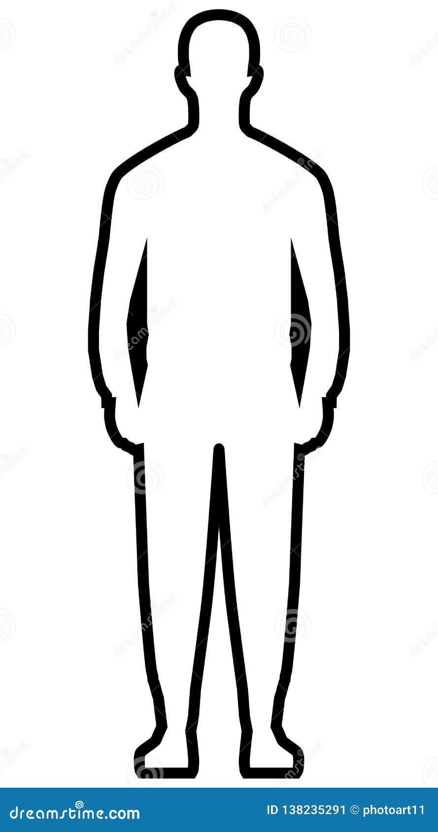 man standing silhouette vector