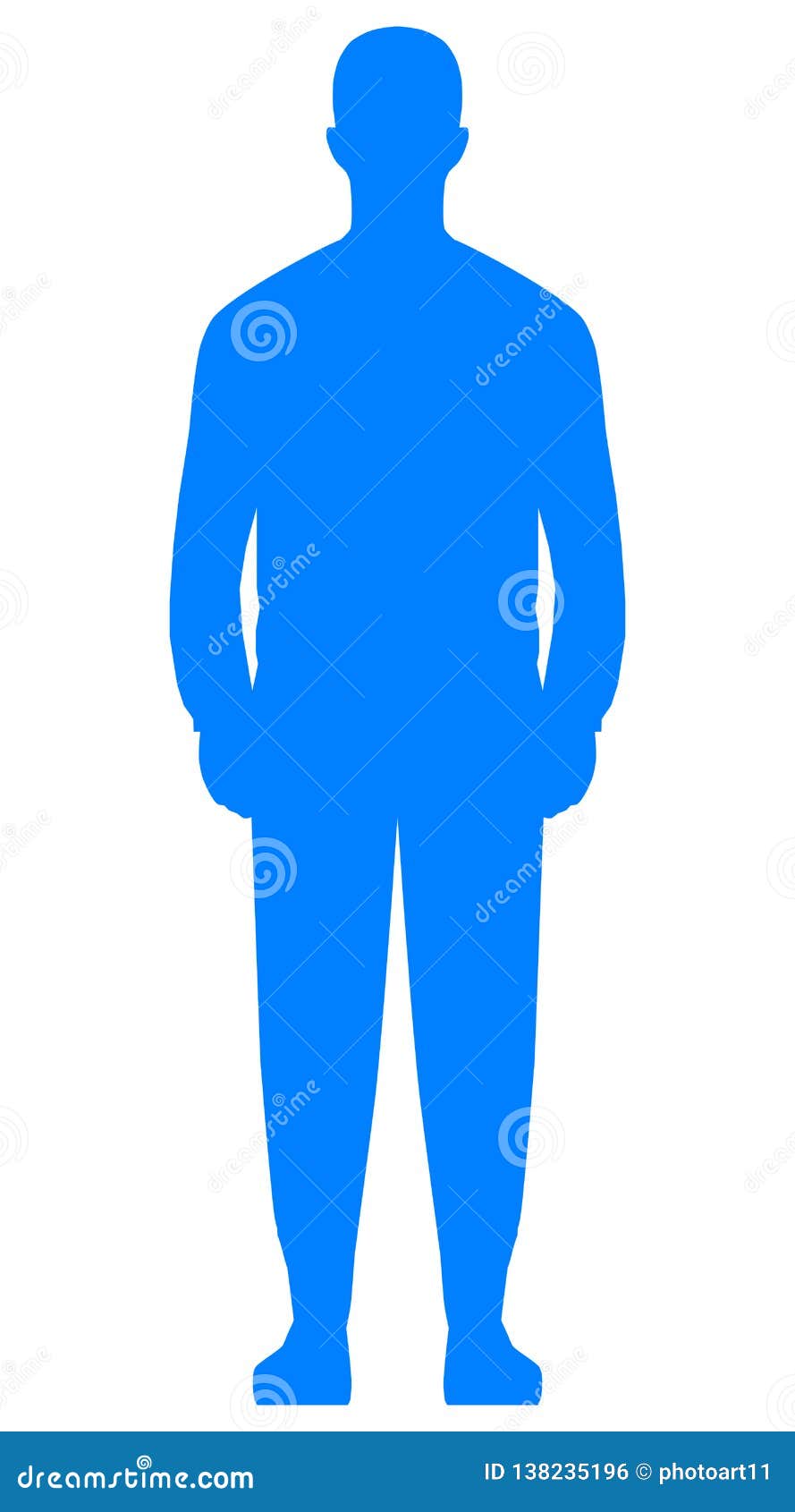 man standing silhouette vector