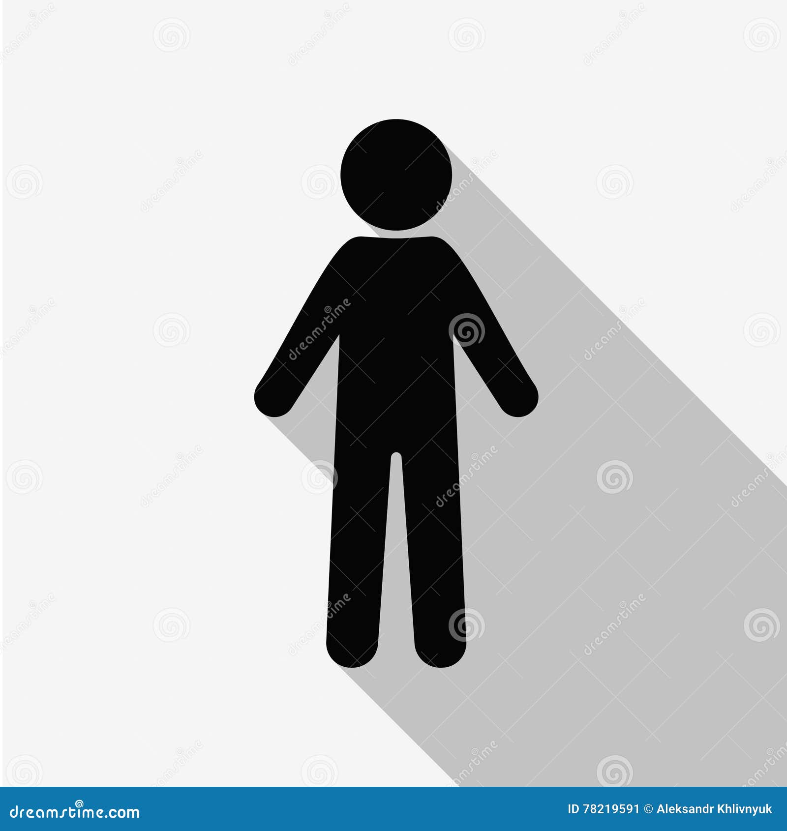 Man Standing Silhouette, People Stock Illustration - Illustration of  handsome, black: 78219591