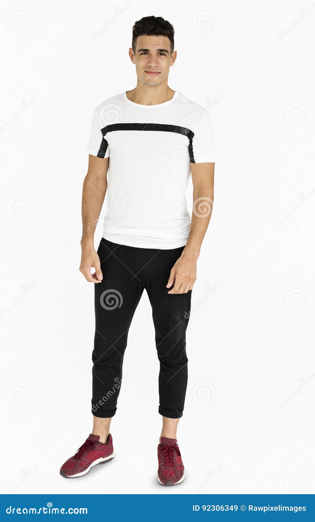 Man Studio Shoot Full Body Concept Stock Image - Image of person