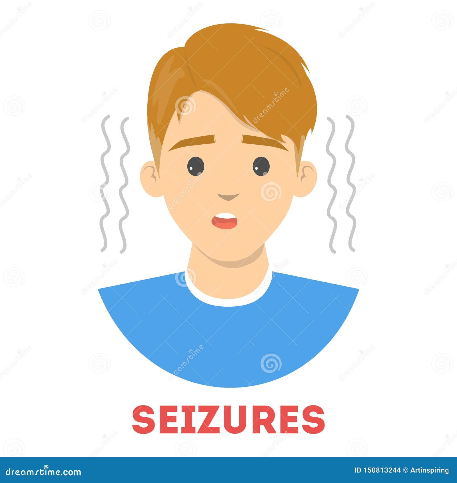 Epileptic Convulsion Stock Illustrations – 27 Epileptic Convulsion