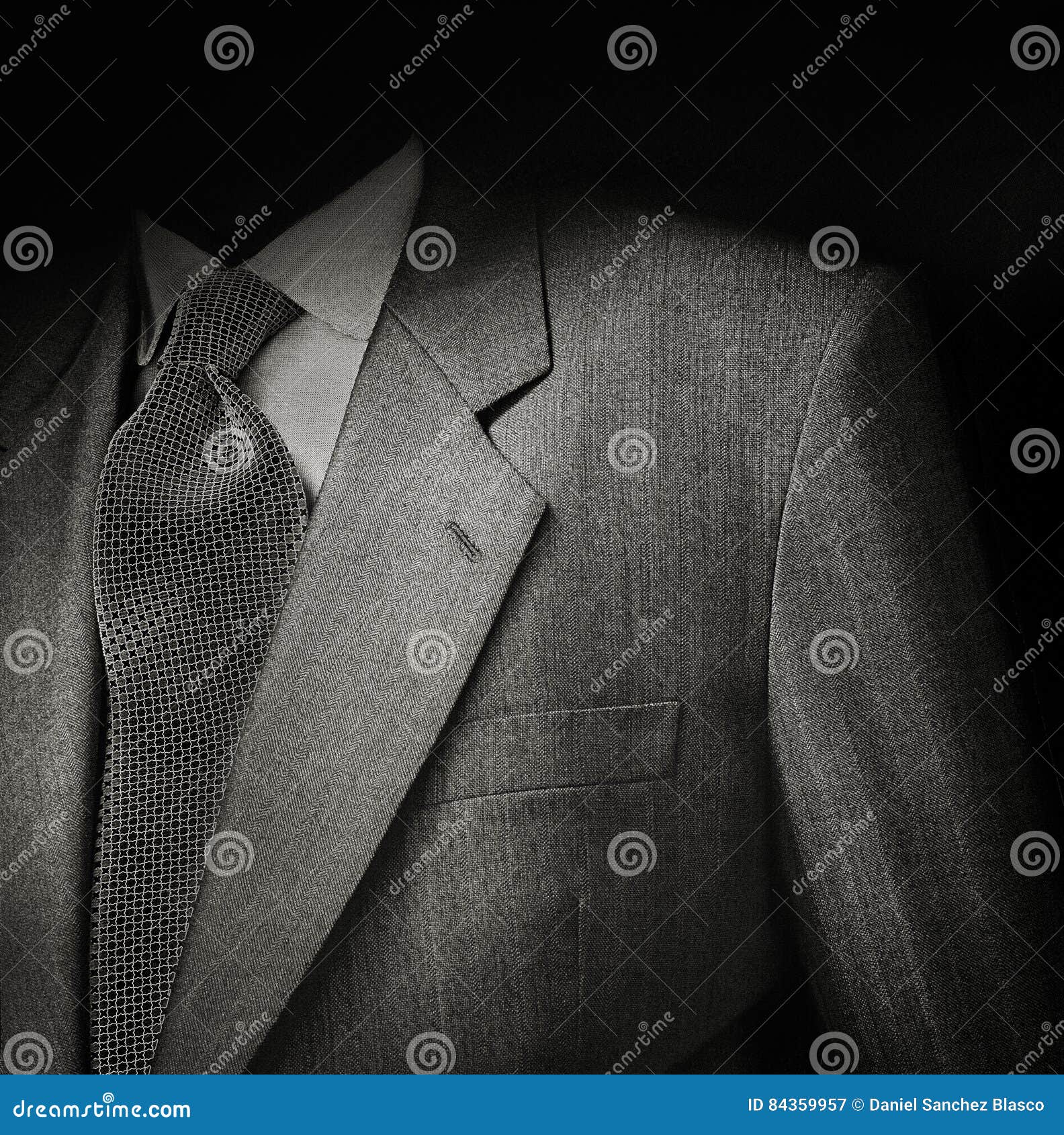 One Business Male Suit Tie Baseball Cap Stock Photo - Download