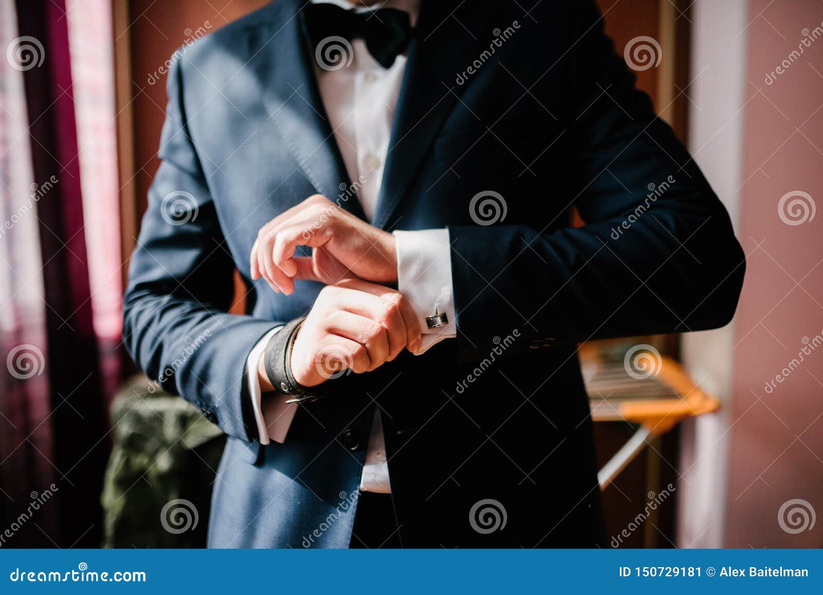 masculine man in suit clipart