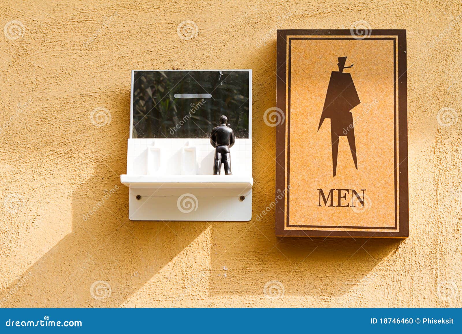 Man toilet sign stock photo. Image of label, facility 18746460