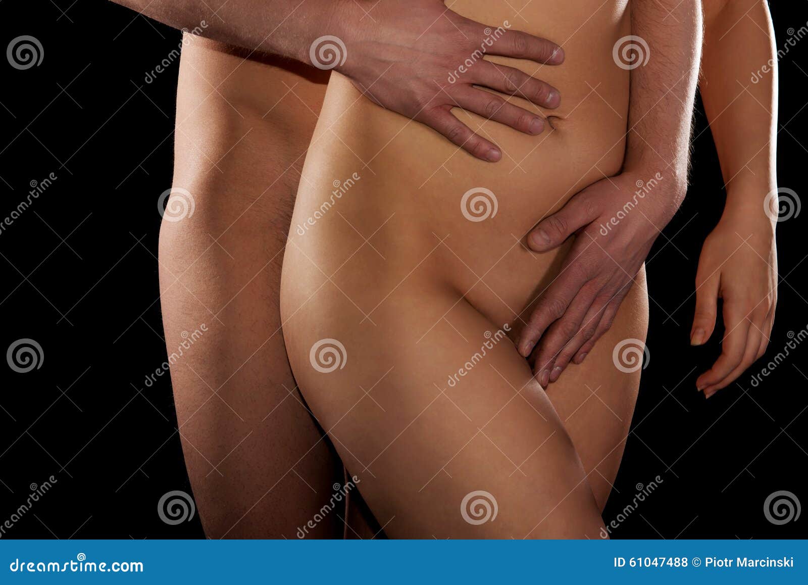 Girl Touching Her Body Naked