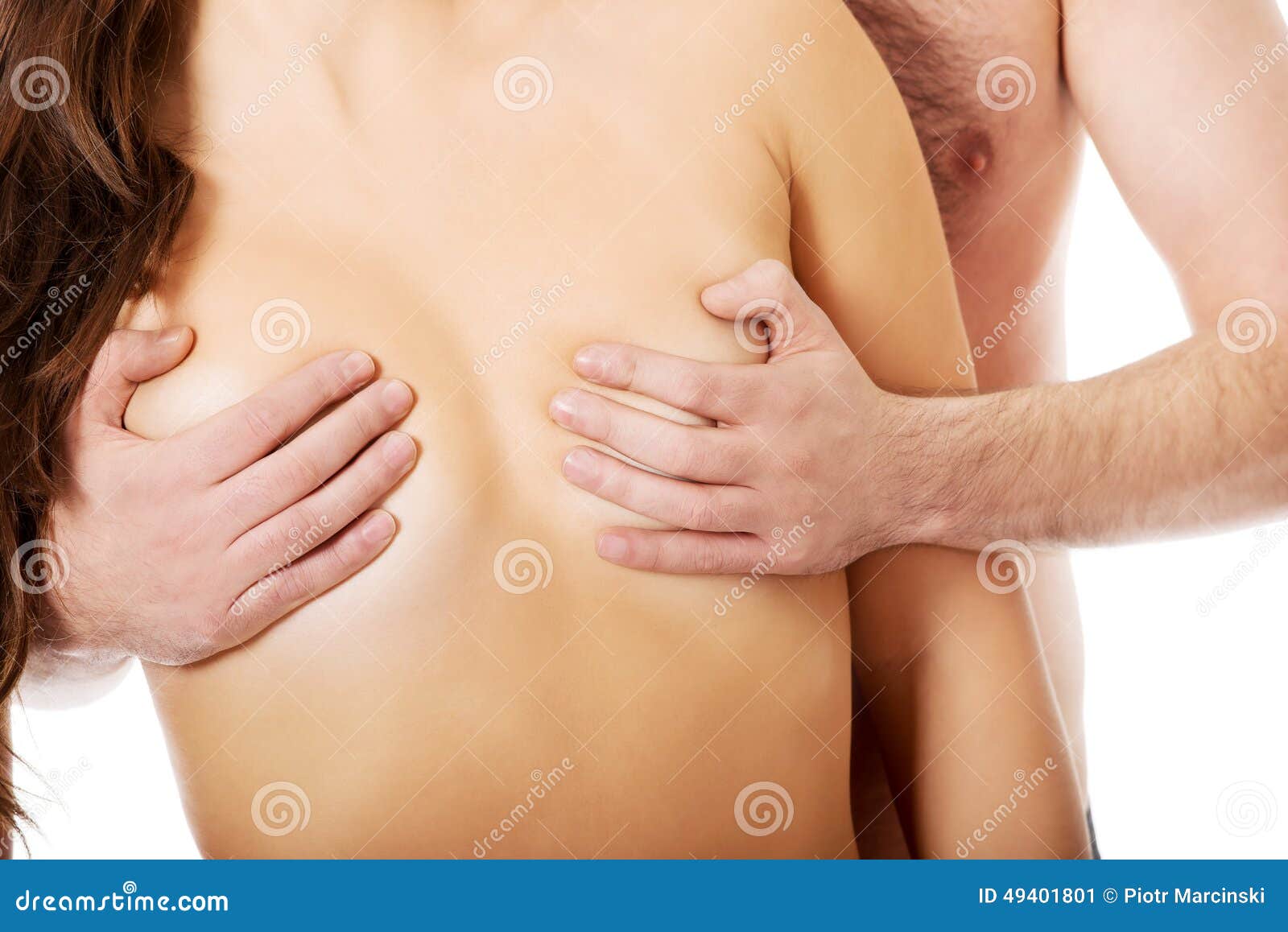 Touching breast man female LovePanky