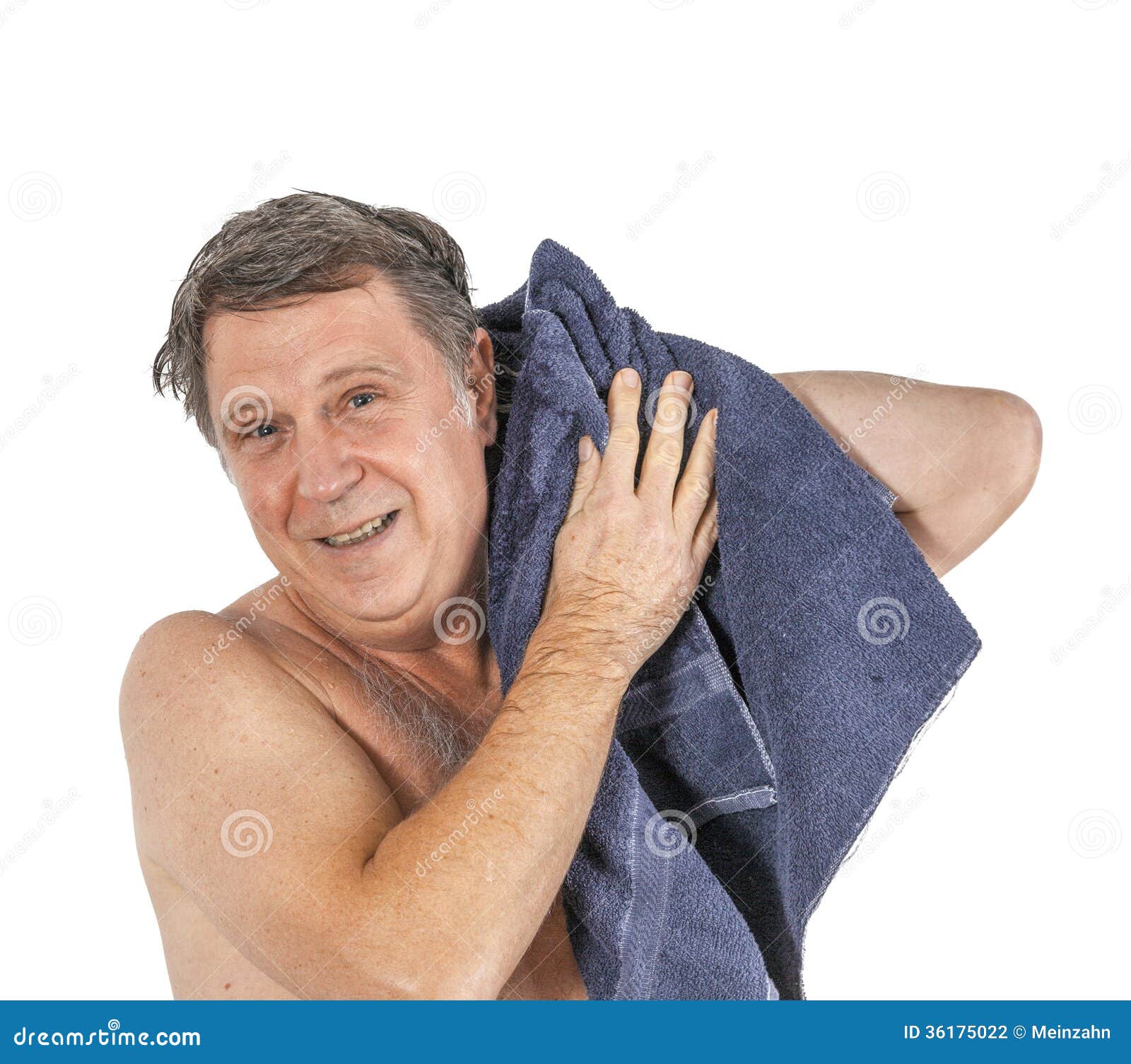 Man Toweling Hair after Shower Stock Photo Image of caucasian, beauty